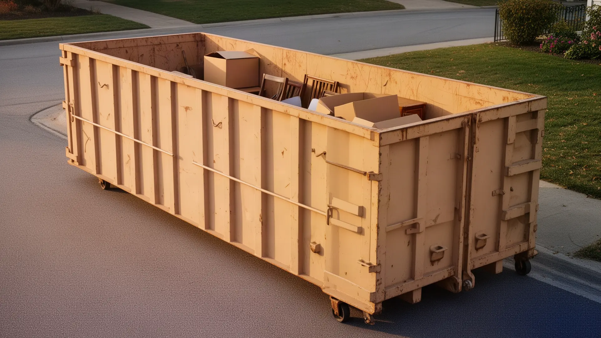 Roll-off dumpster from Kuhn & Gillis Dumpster Rental in Florence, SC